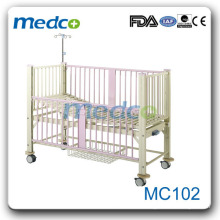MC102 Lit d&#39;hôpital manuel pour soins aux enfants au meilleur prix